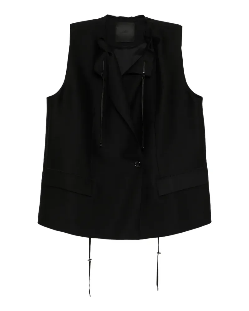 JNBY Weste im Deconstructed-Look - Schwarz Schwarz