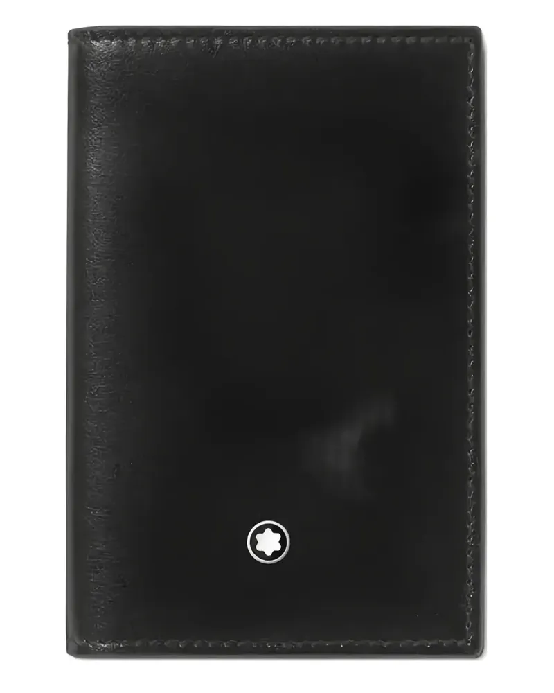 Montblanc logo-plaque cardholder - Schwarz Schwarz