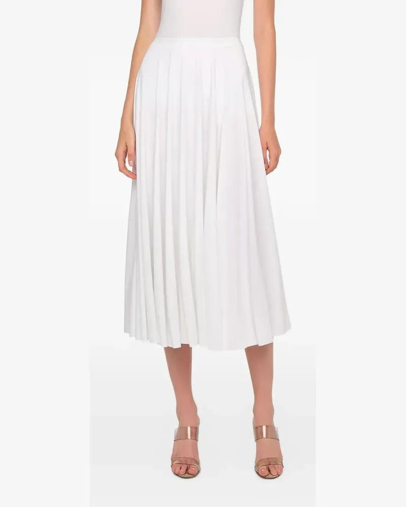 Norma Kamali flared skirt - Weiß Weiß