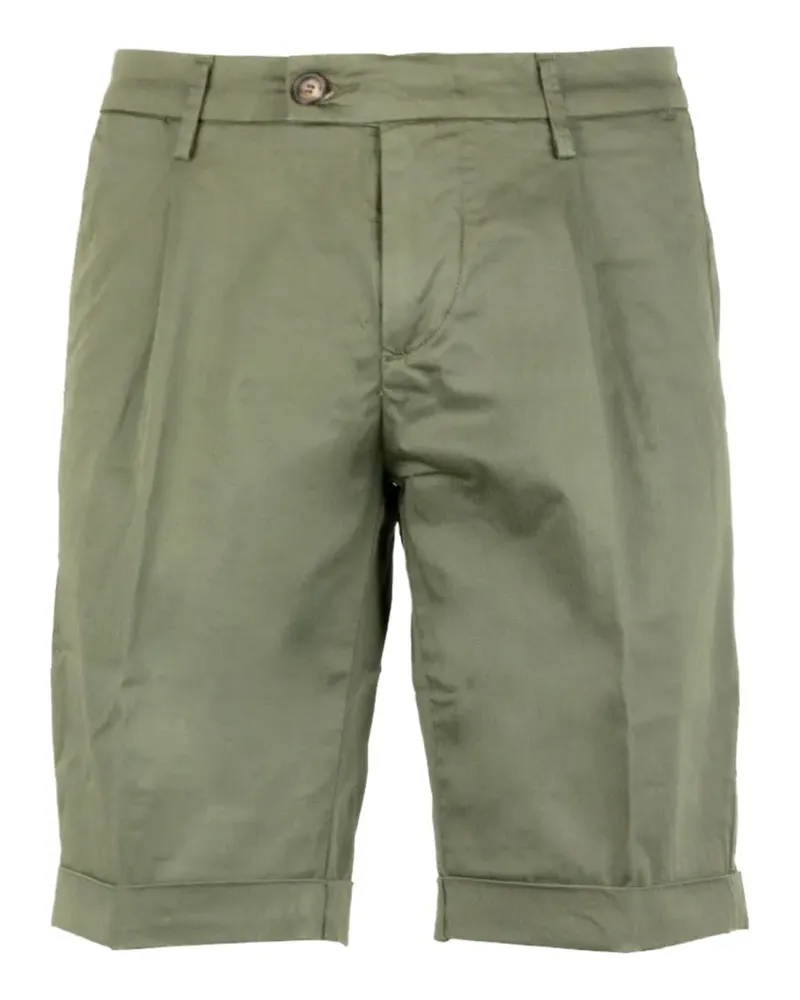 Re-HasH Shorts mit Falten - Grün Grün