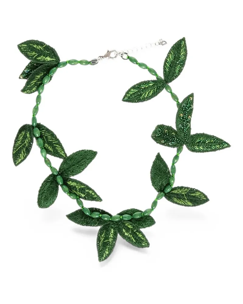 Dsquared2 botanical leaf necklace - Grün Grün