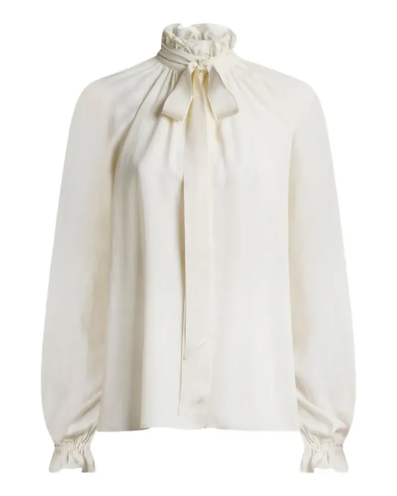 Etro jacquard-scarf blouse - Nude Nude