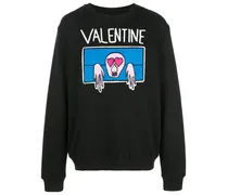 Sweatshirt mit "Valentine"-Print