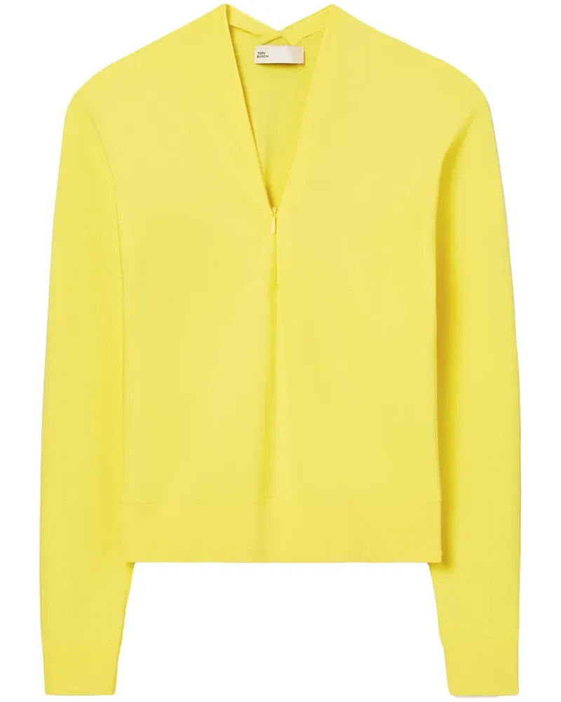 Tory Burch Pullover mit Reißverschluss - Grün Grün