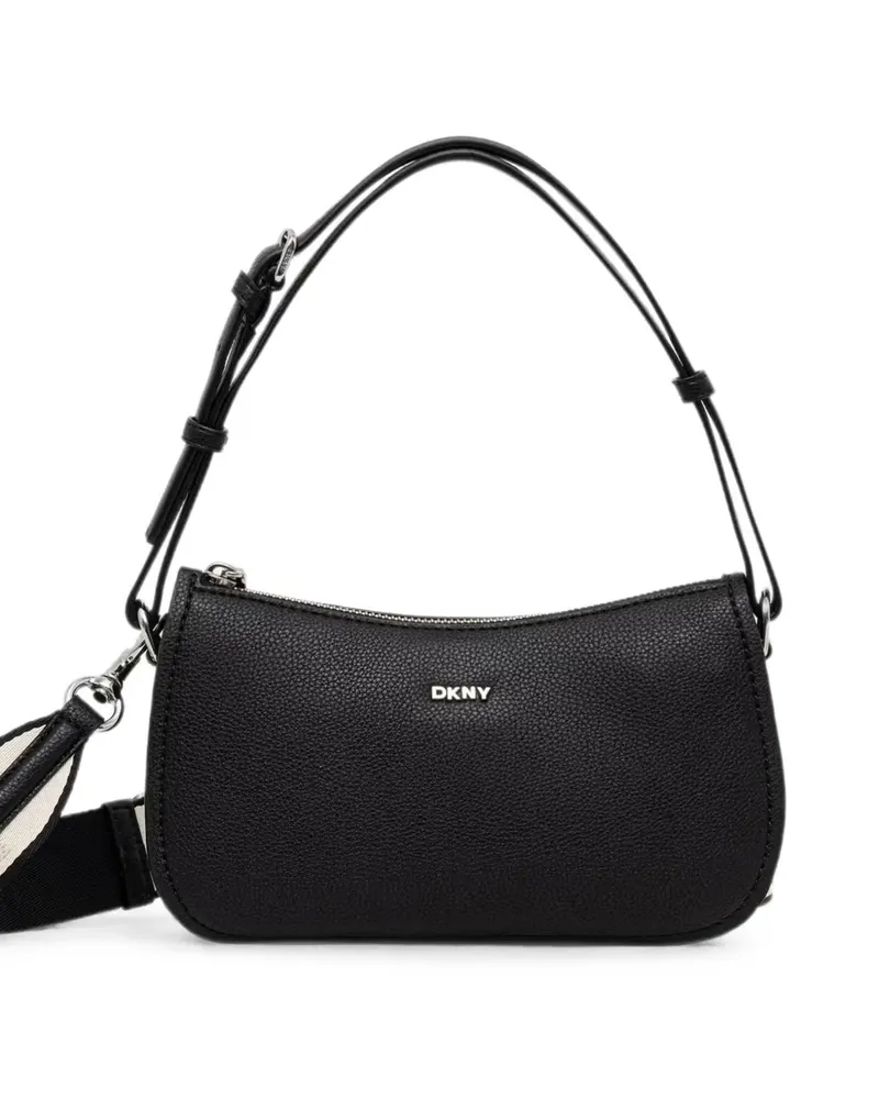 DKNY Nessa Schultertasche mit Reißverschluss - Schwarz Schwarz