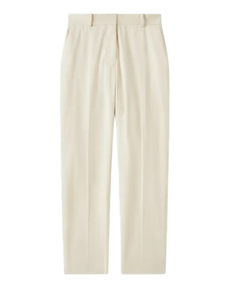 Joseph pressed-crease straight-leg trousers - Nude Nude