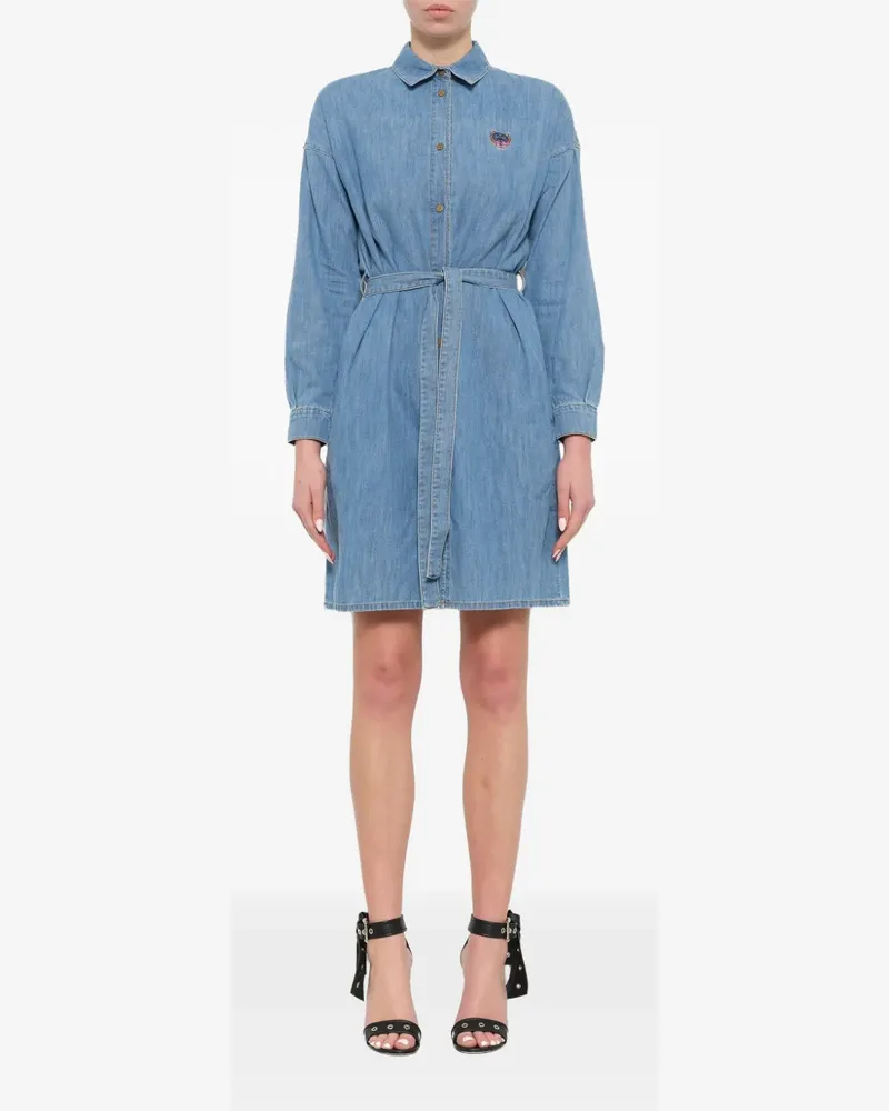 Kenzo Tiger' Hemdkleid - Blau Blau