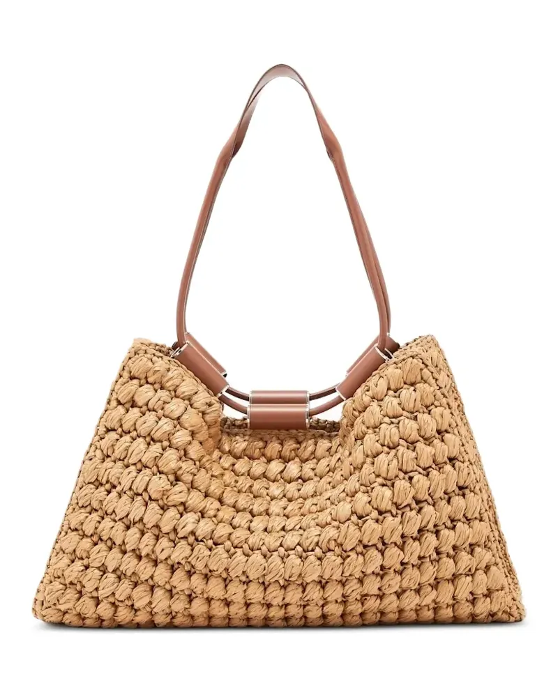 Giorgio Armani Mittelgroße Schultertasche - Nude Nude