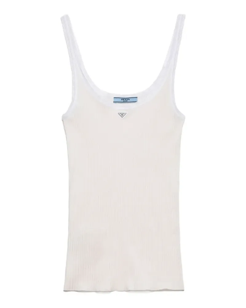 Prada Geripptes Tanktop - Nude Nude