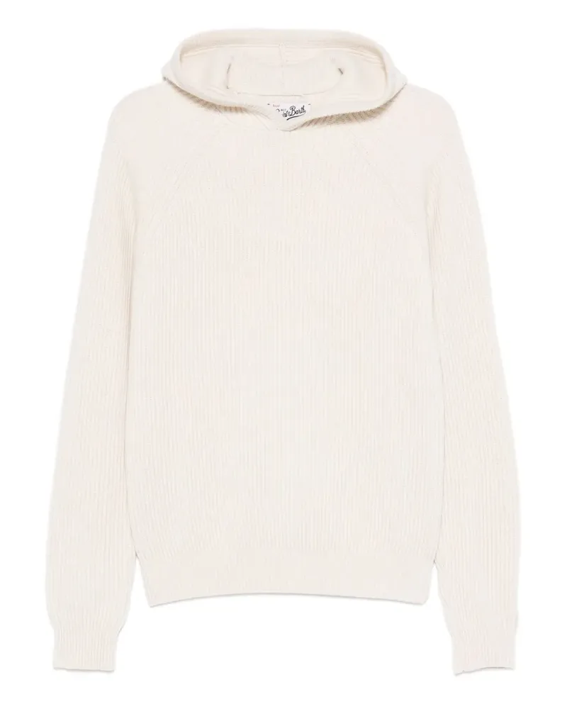 MC2 Saint Barth wool ribbed hoodie - Nude Nude