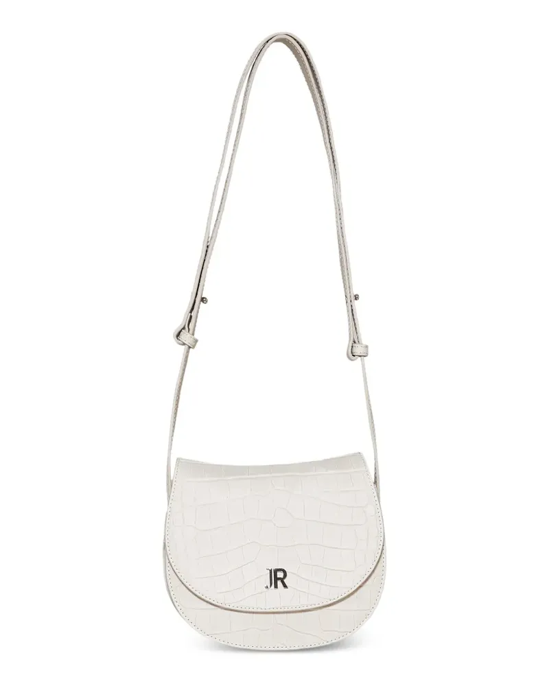 John Richmond croc-effect shoulder bag - Weiß Weiß