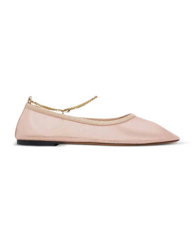 Stella McCartney chain-detail ballet flats - Rosa Rosa