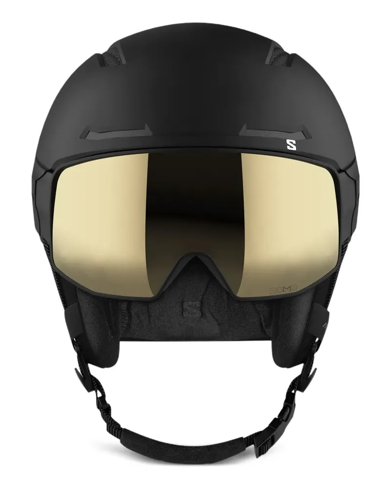 Salomon Helm mit Visier - Schwarz Schwarz