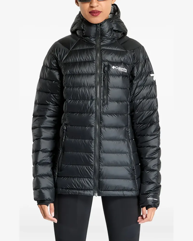 Columbia Sportswear Company Arctic Daunenjacke mit Kapuze - Schwarz Schwarz