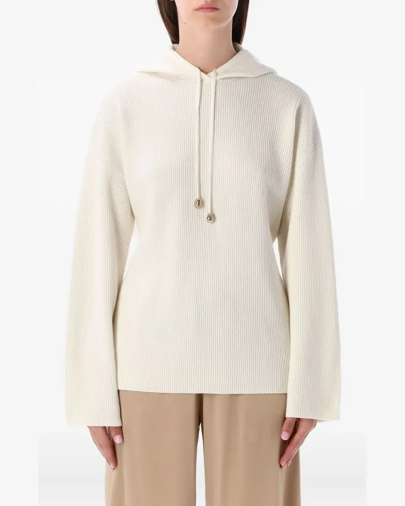 Fabiana Filippi Gerippter Hoodie - Nude Nude