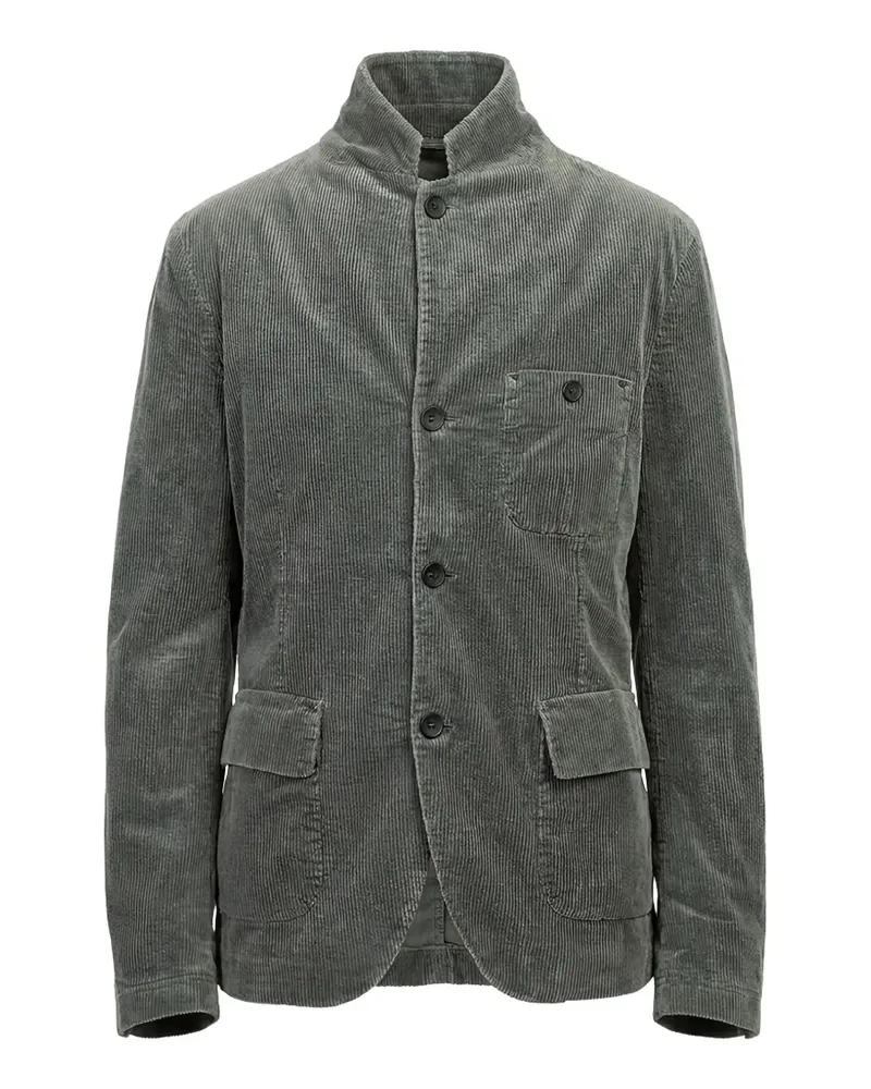 Hannes Roether button corduroy jacket - Grau Grau