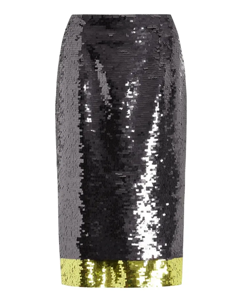 16ARLINGTON Nyla sequin midi skirt - Braun Braun