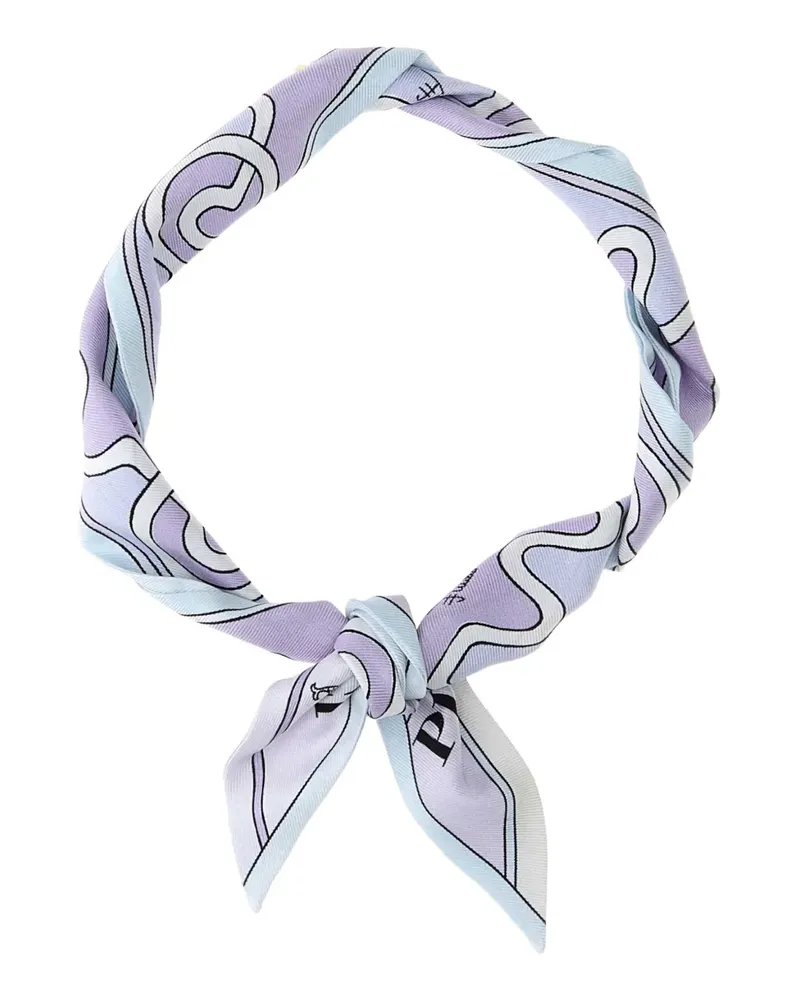 Emilio Pucci printed silk scarf - Violett Violett