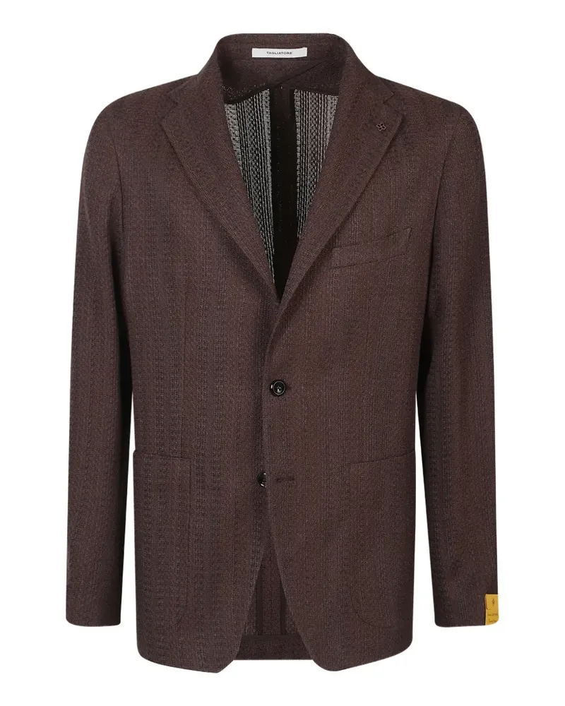 Tagliatore Einreihige Jacke - Braun Braun