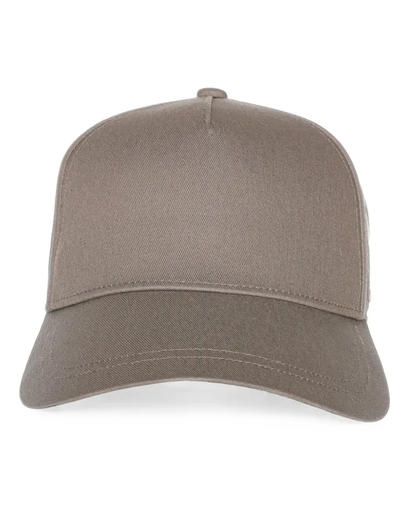 Armani Exchange logo-patch baseball cap - Nude Nude