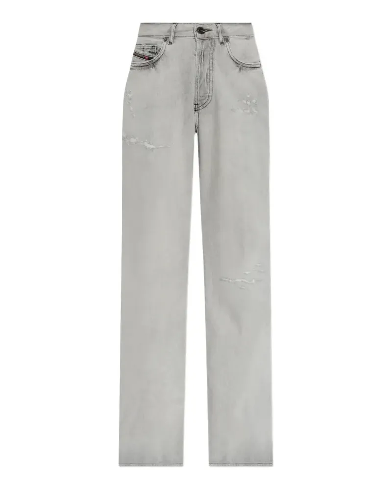 Diesel 1971 D-Sent Jeans im Distressed-Look - Grau Grau