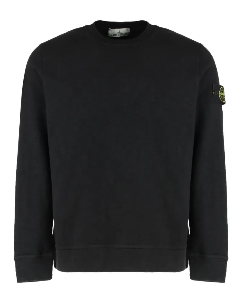 Stone Island Klassisches Sweatshirt - Schwarz Schwarz