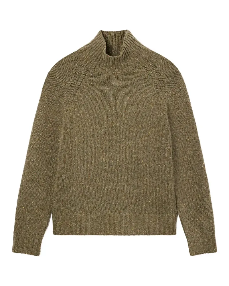 MC2 Saint Barth Meghan Donegal Rollkragenpullover aus Wollgemisch - Grün Grün