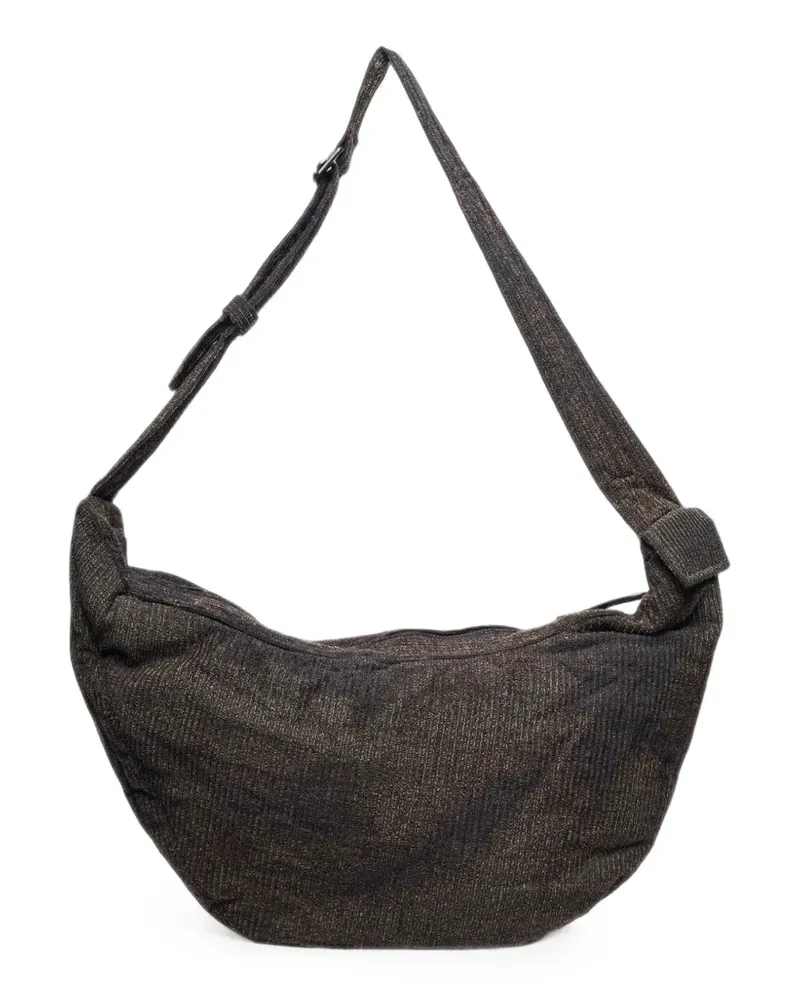 JiyongKim sun-bleached shoulder bag - Schwarz Schwarz