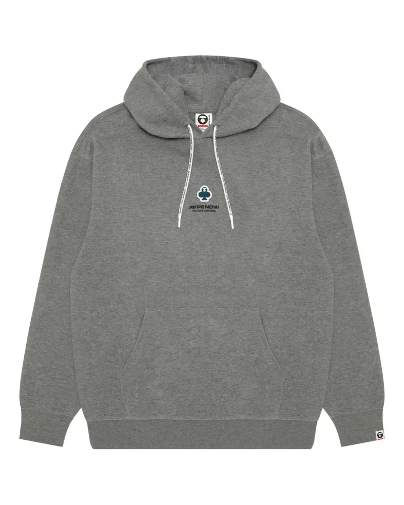 BAPE Hoodie mit Logo - Grau Grau