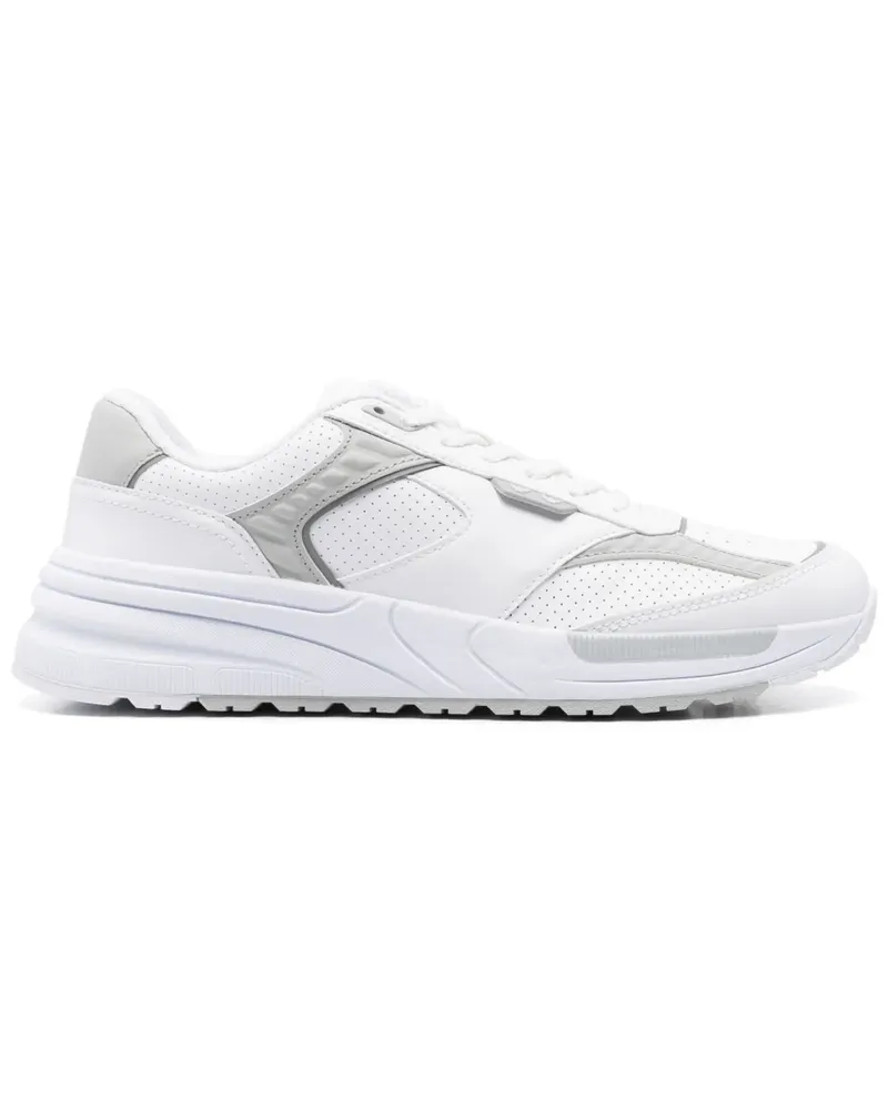 EA7 Perforierte Sneakers - Weiß Weiß