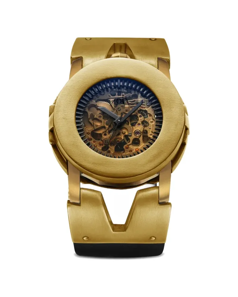 fob Paris Skeleton Armbanduhr 41mm - Gold Gold