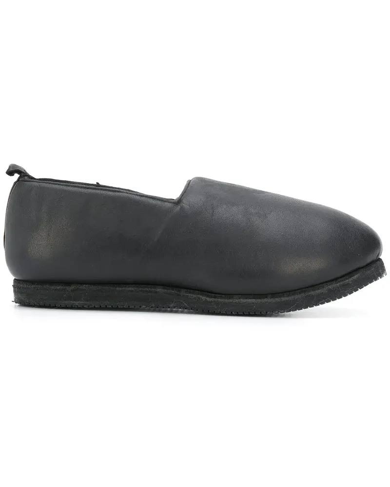 GUIDI Klobige Loafer - BALCK Balck