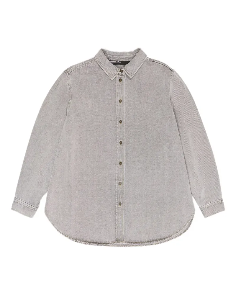 BIMBA Y LOLA Klassisches Jeanshemd - Grau Grau