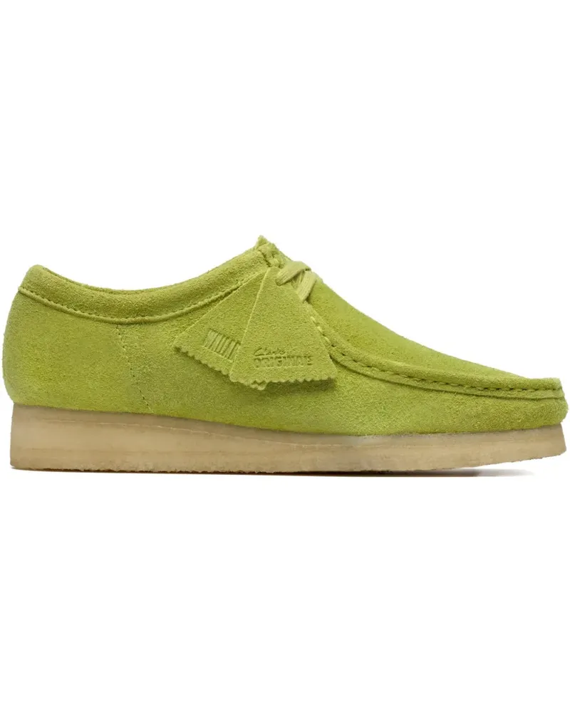 Clarks Derby-Schuhe aus Wildleder - Grün Grün