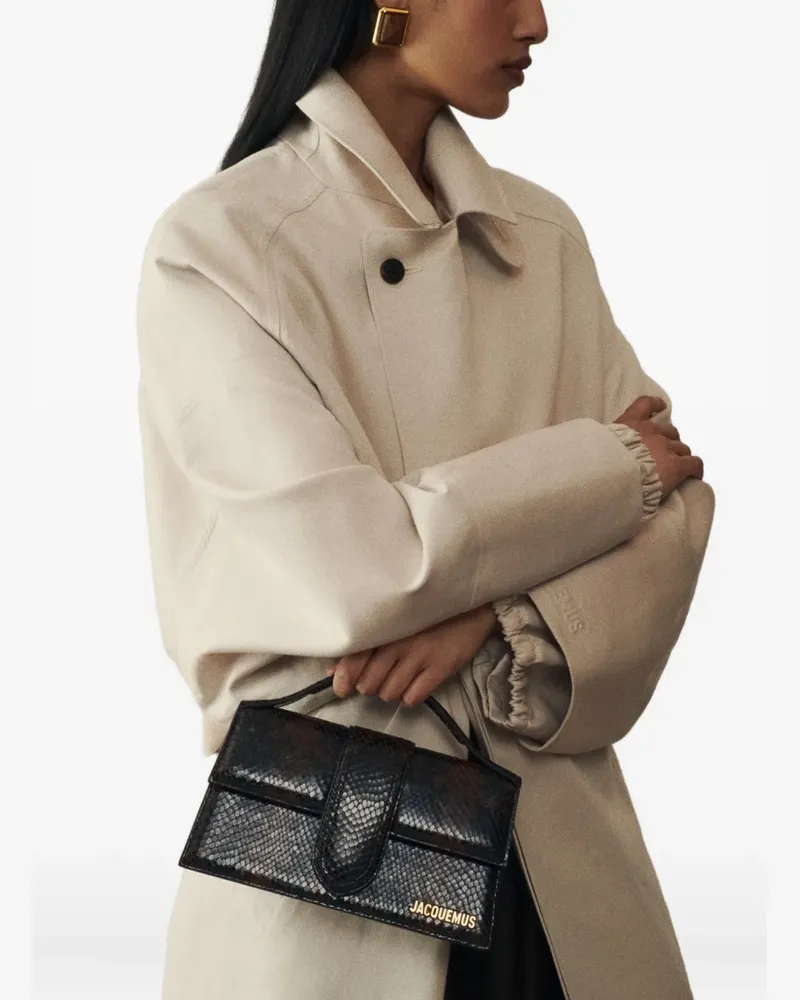 Jacquemus La Casa Tote Bag mit Klappe - Schwarz Schwarz