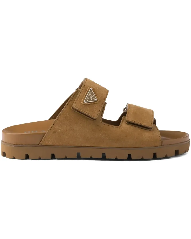 Prada Sandalen aus Wildleder - Braun Braun