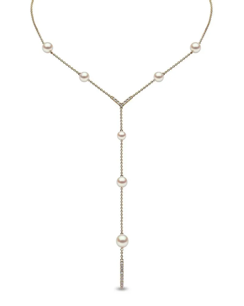 YOKO London 18kt 'Trend' Goldhalskette mit Diamanten Gold
