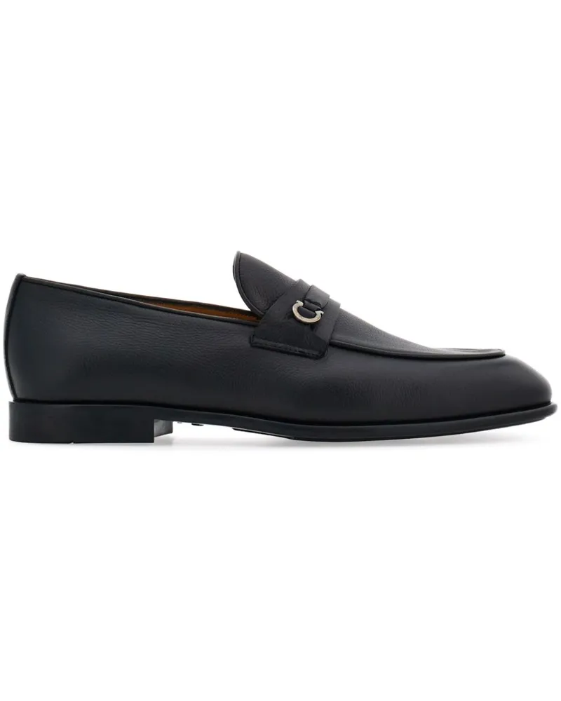 Ferragamo Loafer mit Gancini-Schild - Schwarz Schwarz