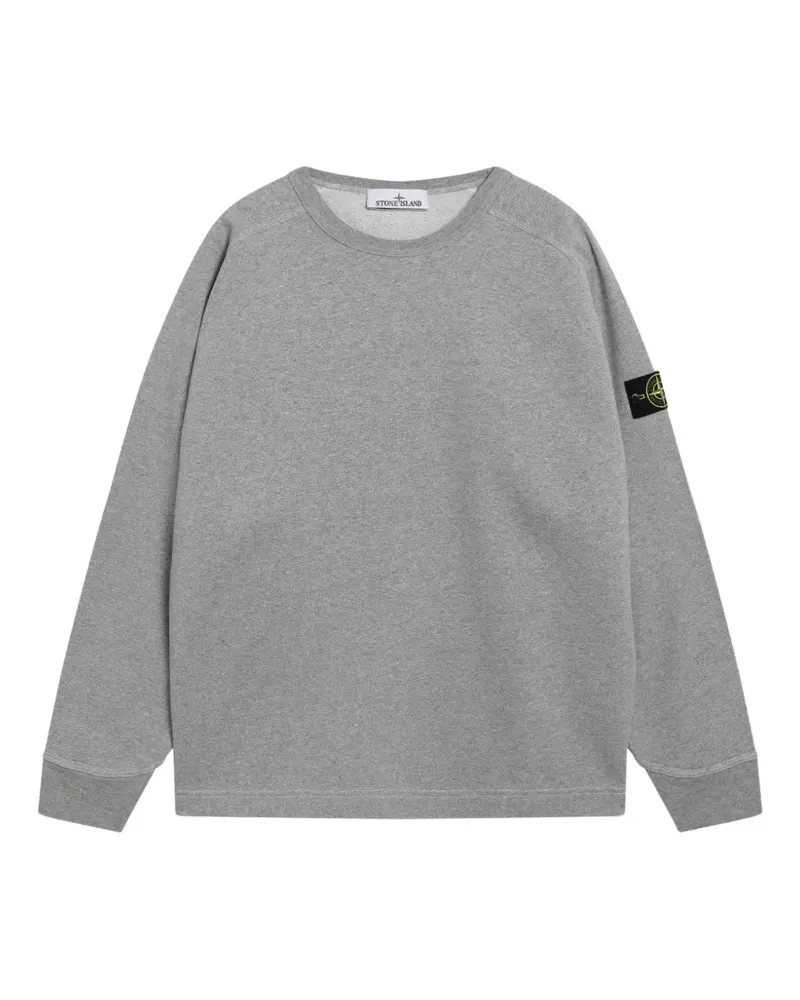 Stone Island melange crew-neck sweatshirt - Grau Grau