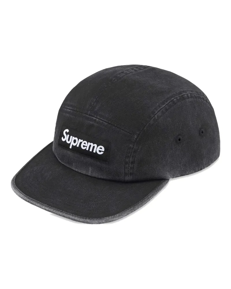 Supreme Being washed chino twill camp cap - Schwarz Schwarz