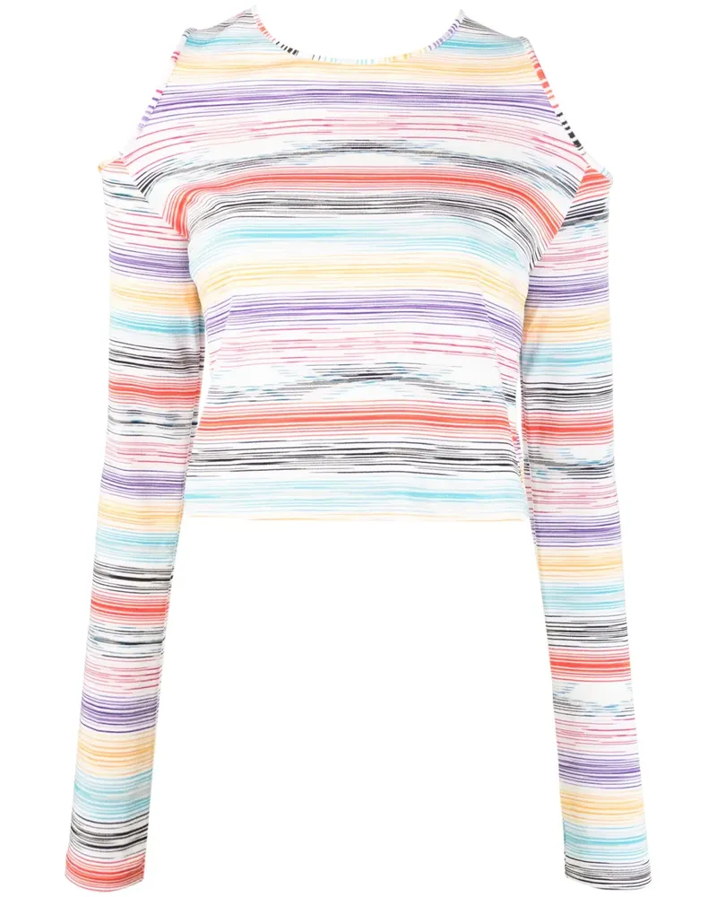 Missoni Gestreiftes Strickoberteil - Gelb Gelb