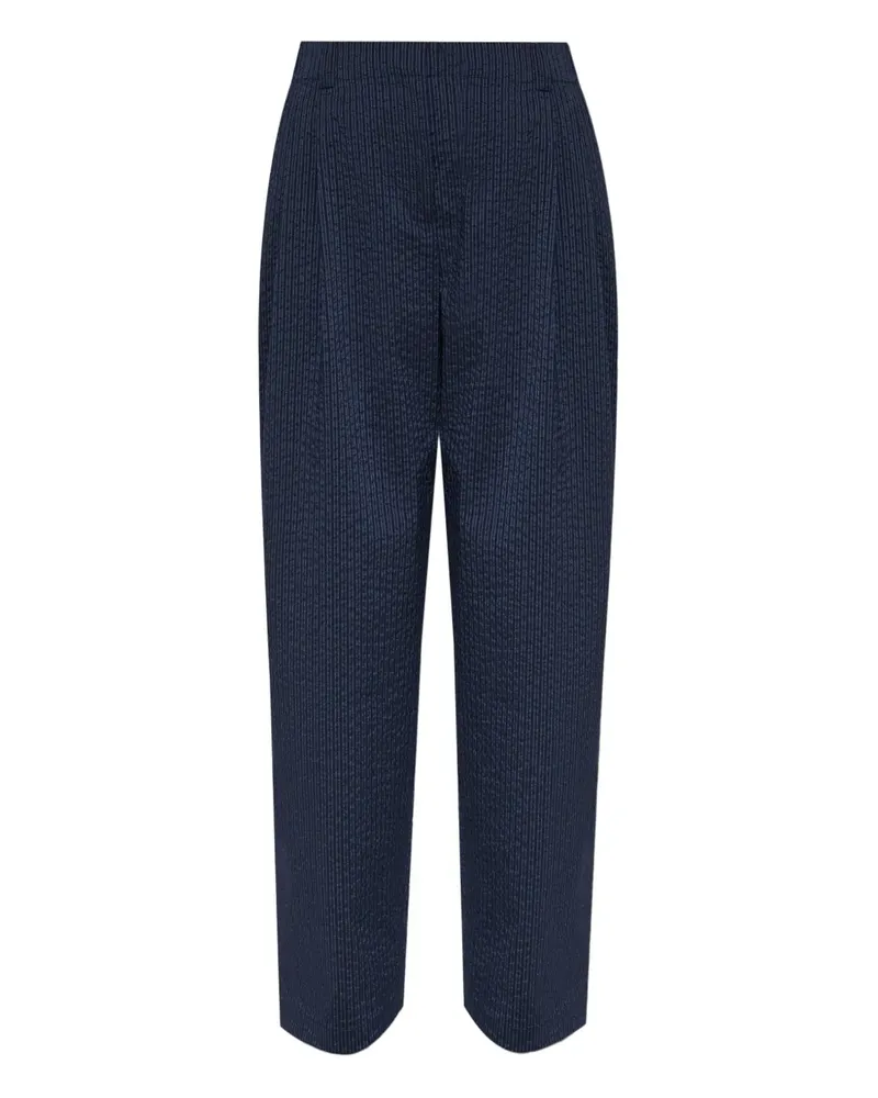 Kitsuné Gestreifte Hose - Blau Blau