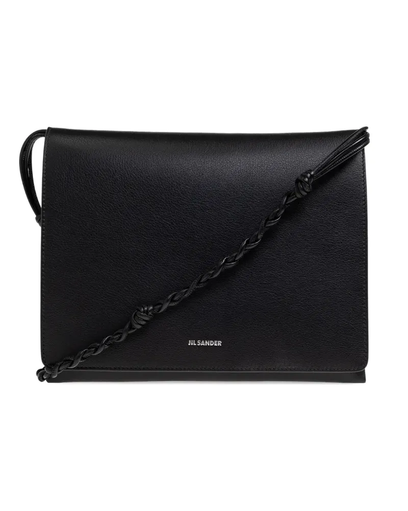Jil Sander braided-strap shoulder bag - Schwarz Schwarz