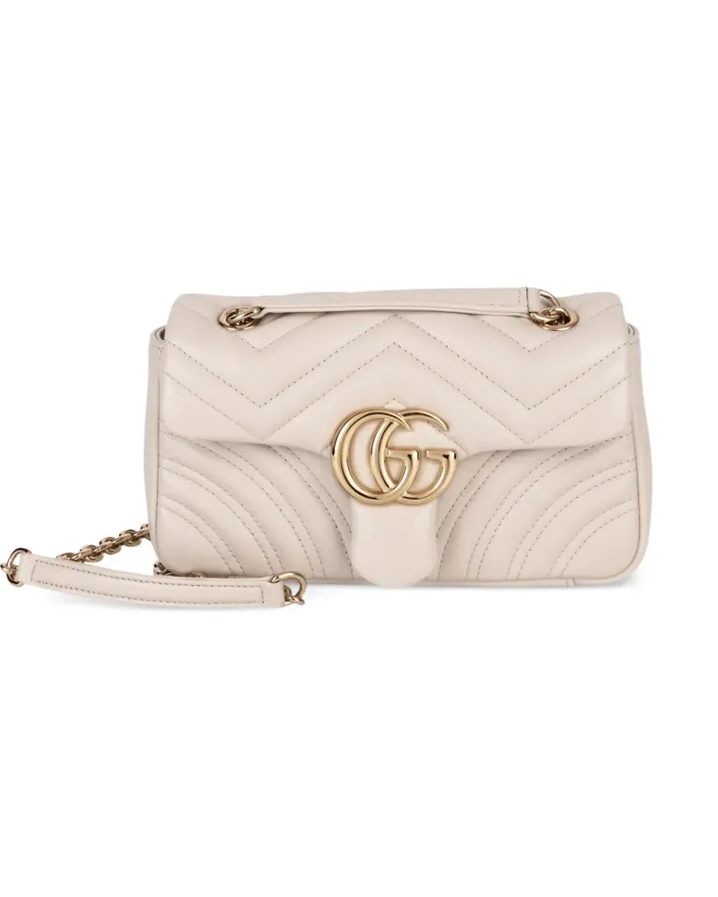 Gucci small GG Marmont matelassé cross body bag - Nude Nude