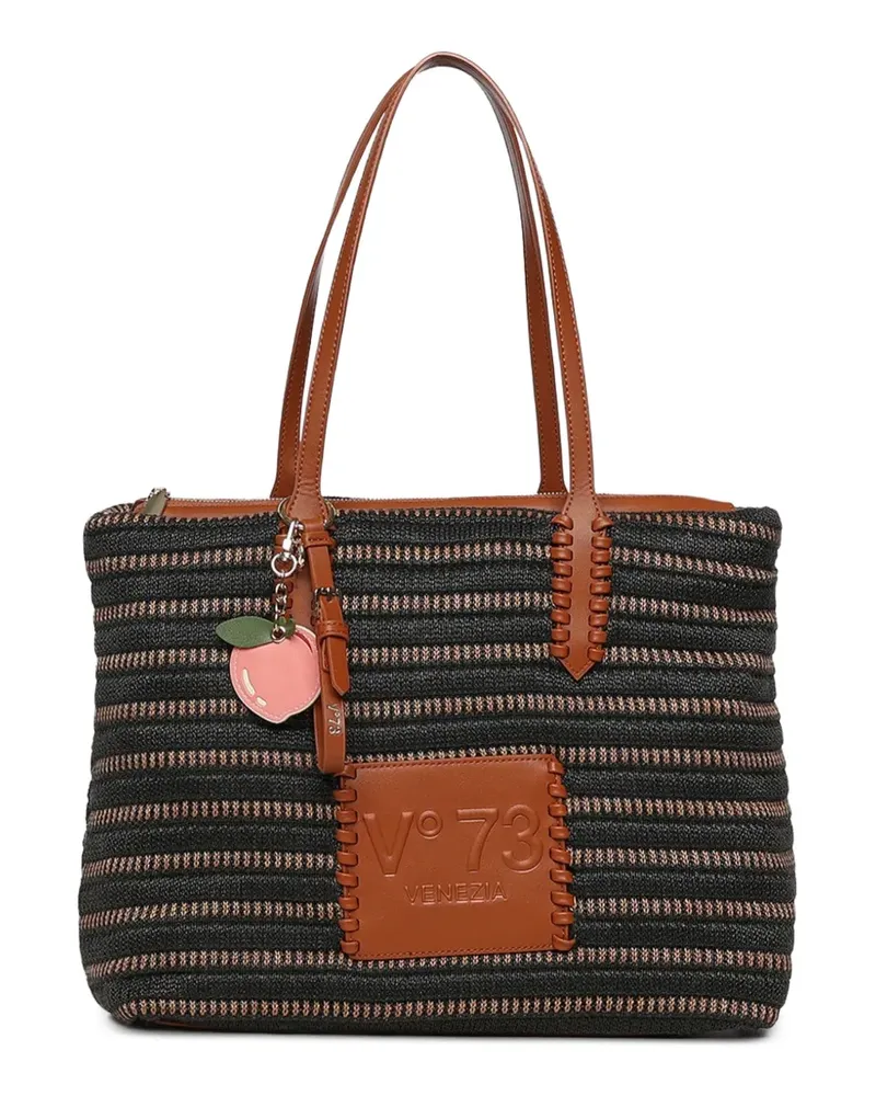 V°73 Cassie Schultertasche - Schwarz Schwarz