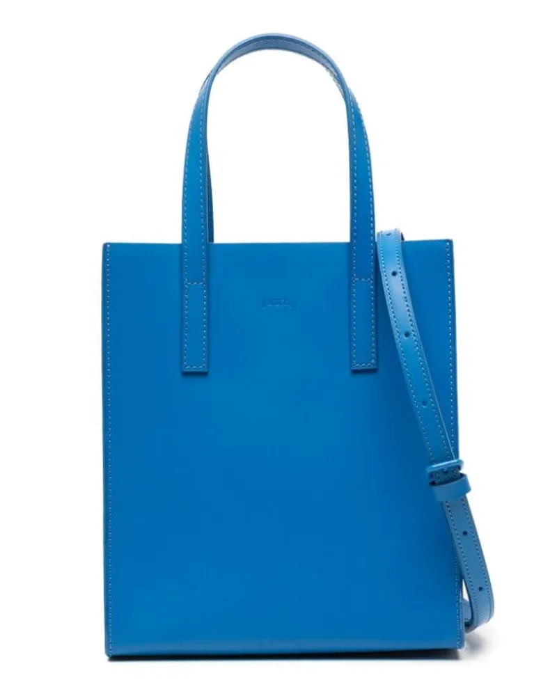 JUUN.J Schultertasche mit Logo-Prägung Blau