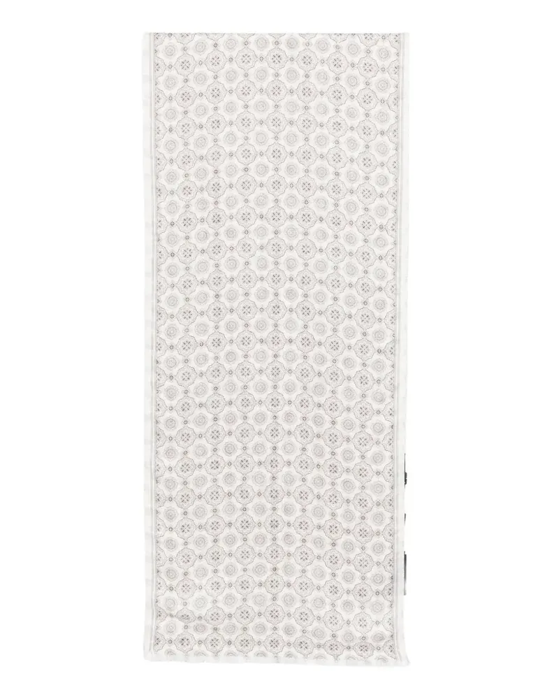 Dell'oglio Creta geometric-patterned scarf - Nude Nude