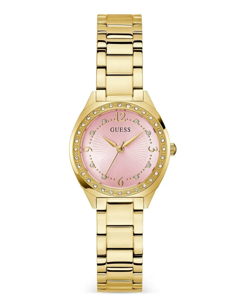 Guess Armbanduhr mit Kristallverzierung 30mm - Rosa Rosa