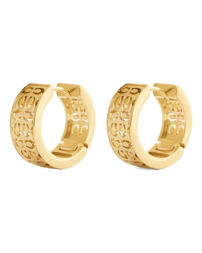 Coach Creolen mit Logo - Gold Gold