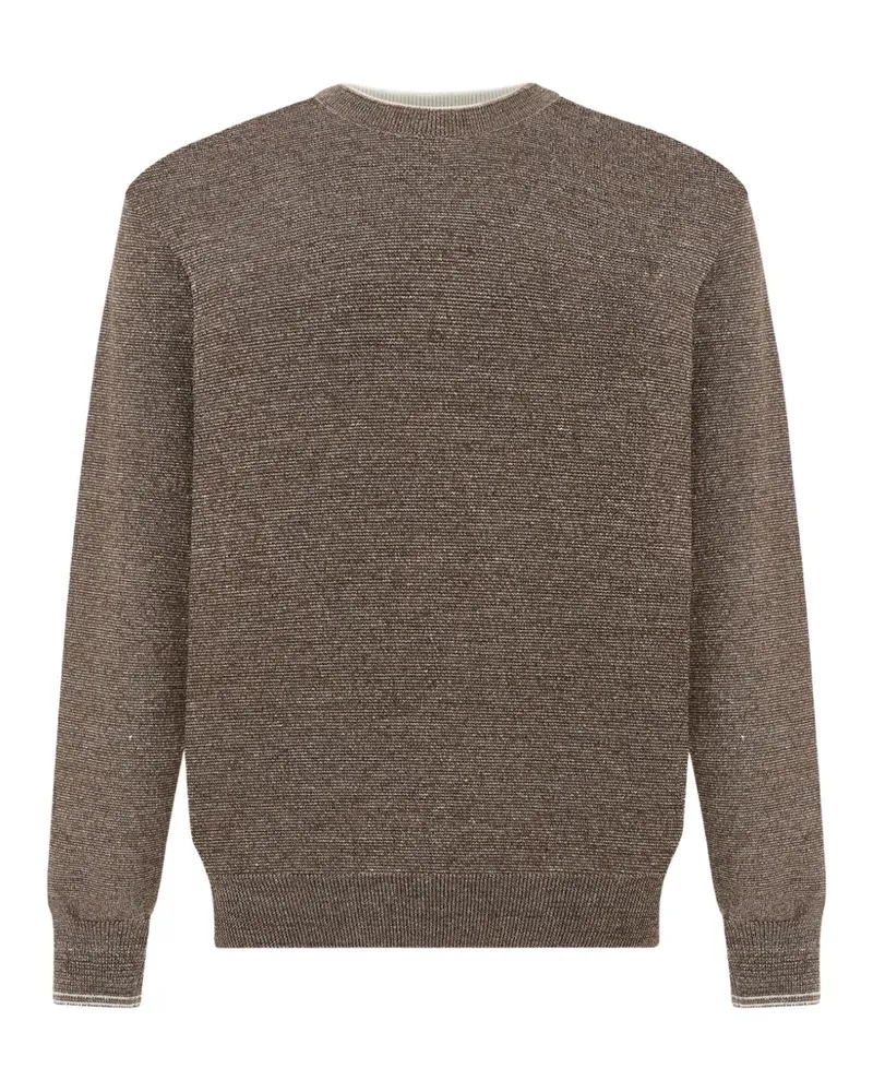 Paul & Shark double-collar sweater - Braun Braun